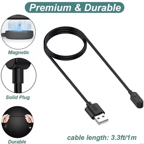 Smartwatch Charger Replacement for Huawei Band 10 9 8 7 6 /Watch Fit / Honor Band 4X USB Magnetic Ch