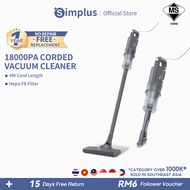 Simplus Corded Vacuum Cleaner | 18KPa Suction Power | 1.35kg Lightweight | 11 in 1 Interchangeable N