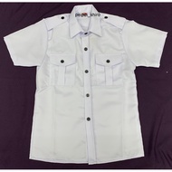 BAJU LENGAN PENDEK UNIFORM PERSATUAN BULAN SABIT MERAH (WITHOUT ACCESSORIES) PBSM