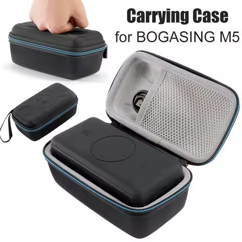 Hard EVA Speaker Carrying Case for BOGASING M5 Waterproof Speaker Protective Box Travel Carrying Bag