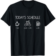 Today'S Schedule - Cycling Mountain Biking Bike Gift Men T-Shirt