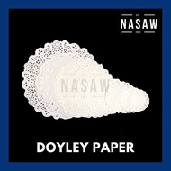 Doyley Paper / Doilies Paper / Kertas Minyak / 花边纸 / Doyley Dolly Doily Paper - 3.5"/ 4"/ 4.5"/ 5.5"