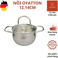 OYATTON pot, 12cm small pot, 14cm stainless steel pot, small pot, small stainless steel pot, inducti