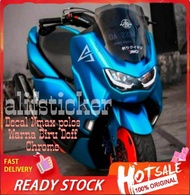 Decal Nmax Polos Bahan Doff Chrome Mettalik