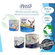 Petto Goat Milk With Multivitamins &amp; Prebiotics / Glucosamine For Cats &amp; Dogs - 250g / 500g