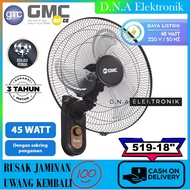 Kipas Angin Dinding GMC 519/518 Besi Tornado 18 Inch New Model GMC 519/518 Garansi / kipas angin dinding kipas angin mini kipas angin mini portable kipas angin murah terlaris