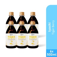 IYASHI Tiger Berry 500ml with 6 Bottle with Tiger Milk Mushroom, Lung Supplement, Immunity Booster V