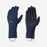 SIMOND 成人可觸控彈性多日登山手套 MT500－軍藍色