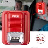 ABABIT Fire Alarm System, Horn Alert Safety Sensor Wireless Fire Alarm, Warning System Wireless Tech