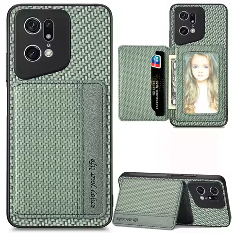 Find X8 Pro X7 Ultra X 5 Lite 5G RFID Leather Wallet Magnet Back Case For OPPO Find X3 Lite Luxury C