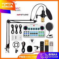 Microphone BM800 PREMIUM Package Mic Condenser Recording Soundcard x 50