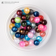 Beads Size 8 Mm. Assorted Colour Pearl Iridescent Candy Mix