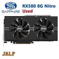 [JKLP] Used SAPPHIRE RX580 8G Nitro 14nm Video Card 2304SP 256Bit GDDR5 Graphics Cards RX 500 RX 580