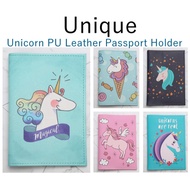 [READY STOCK] Unicorn PU Leather Passport Cover Passport Holder Unicorn PU Leather Passport Holder S