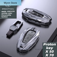 Proton X50 X70 Chrome Reflection Zinc Alloy Car Key Cover Key Fob Case Remote Case Casing x50 key co
