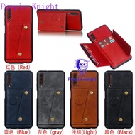 【 High quality goods 】Samsung Galaxy A6 J4 J6 Plus A7 2018  M62 F62 A41 Leather Case Multiple Magnetic Flip Wallet Back Cover 皮套保护壳