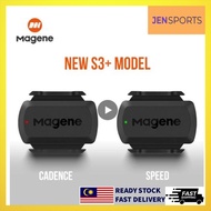 JENSPORTS [MAGENE] Magene S3+ Ant+ Bluetooth Speed/Cadence Sensor (Indoor/Outdoor/Zwift/Training Roa