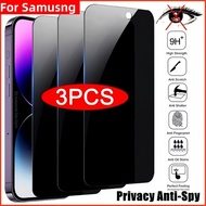 3Pcs Anti-Spy Privacy Temper Glass For Samung A15 A35 A55 A56 A06 A05s A16 A14 A34 A33 A13 A12 A11