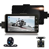 HD Motorcycle Driver Recorder Electric Front Rear Dual-Lens Driver