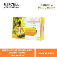 Bewell-C Plus CALCIUM 3 in 1 vitamin 1000mg 100 capsules