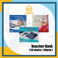 Payment Voucher Book / Salary Voucher Book / General Voucher Book (60gsm) - 50 Sheets