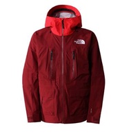 The North Face北面男款紅色防水透氣多口袋衝鋒衣/滑雪衣