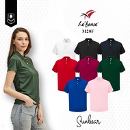Lefonse 100% Microfiber T-shirt Polo Short Sleeve Female Adult Sportswear Dry Fit M2000F
