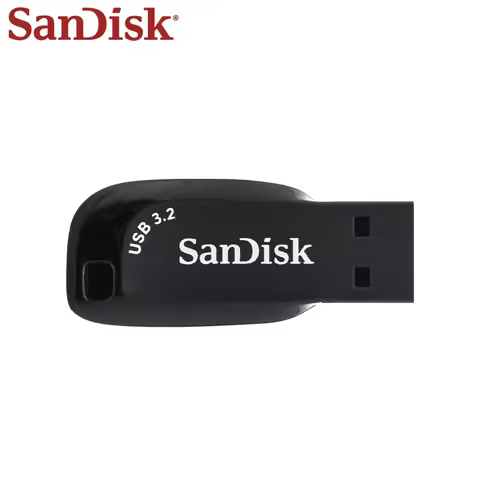 SanDisk Ultra Shift USB 3.2 Pen Drive CZ410 32GB 64GB 128GB 256GB Max 100Mb/s Flash Drive for Comput