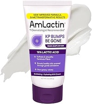 AmLactin KP Bumps Be Gone Hydrating Cream, Moisturizing Cream For Rough and Bumpy Dry Skin, 3 Oz Tub