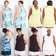 Women's V NECK TANK TOP NORMAL COLLAR- BIG SIZE LD 108-166cm LNE BRYN X LVI A7