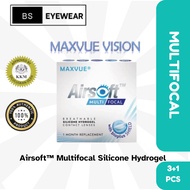 Airsoft™ Multifocal Silicone Hydrogel Lenses , 3+1 PCS (2MONTH) JAUH DAN DEKAT