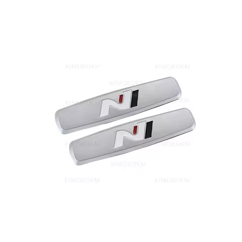3D Metal N Logo Car Sticker Seat Emblem Badge For Hyundai N Avante Sonata Elantra i30 i20 Tucson N L