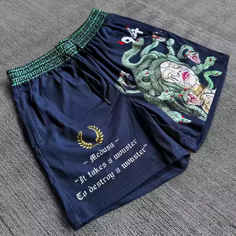 Medusa "Limited" Essential Mesh Basketball Shorts Summer Breathable Quick-drying Street Loose Casual