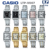 HOT ； Casio นาฬิกาข้อมือผู้หญิง สายสแตนเลส รุ่น LTP-V007 ของแท้ประกันศูนย์ CMG