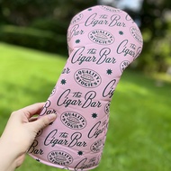 Golf Club Cover With Pink Letter Print Head Cover Fairway Wood Driver Cover Club Protective Cover