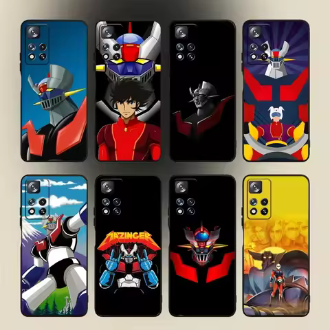 Mazinger Z Robot Phone Case For Samsung Galaxy A20,A21s,A22,A31,A32,A52,A53,A72,73,A80,A91 Soft Blac