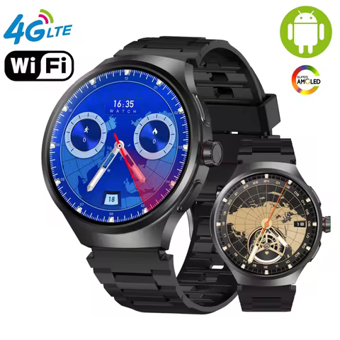 512G VP50 Smartwatch Rotary Camera GPS WIFI Sim Card NFC Compass Global Calling Health monitoring 1.