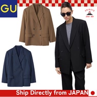 GU Double-Breasted Oversized Jacket MN 【Direct from Japan】