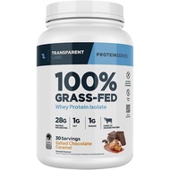 Transparent Labs 100% Grass Fed Whey Protein Isolate - Salted  Caramel (2.46 Lbs. / 30 Servings)