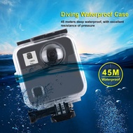 45M Underwater Waterproof Case For Gopro Fusion 360° Camera Essories Housing Cases Diving Protective Housing Shell