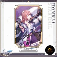 Keychain, Standee, Glass Painting Honkai: Star Rail Merch 3th Kafka Herta Anime Game Study Desk Deco