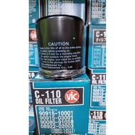 C-110 OIL FILTER TOYOTA COROLLA 2E, VIOS ALL, ALTIS, RAV4, 4AF VIC