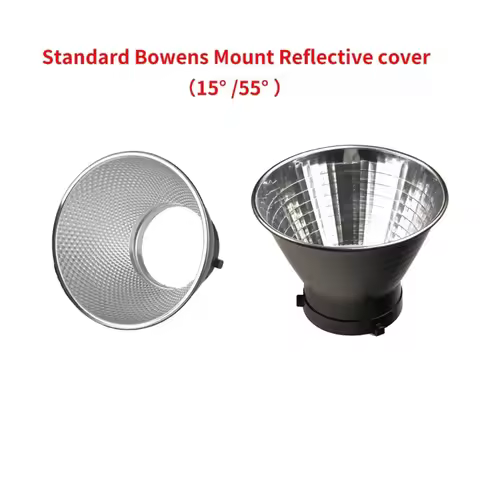 Universal 15° 55° Bowens Mount Hyper Reflector Standard Cover for Aputure Godox Jinbei Bowens Mount 