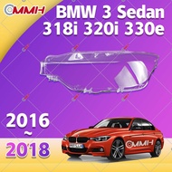 Bmw 3 bmw3  F30 F35   (2016-2018) 320 328  เลนส์ไฟหน้า ฝาครอบไฟหน้า ไฟหน้ารถยนต์ ไฟหน้าสําหรับ ฝาครอ