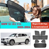 RideForce Car Sunshade curtain For BMW X1 iX1 U11 2023-2024 100% Custom-fit Car Sun Shade Window Cur