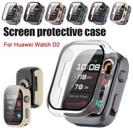 Tempered Glass+Case for Huawei Watch D2 Screen Protector Frame Bumper Cover for Huawei Watch D2 Case