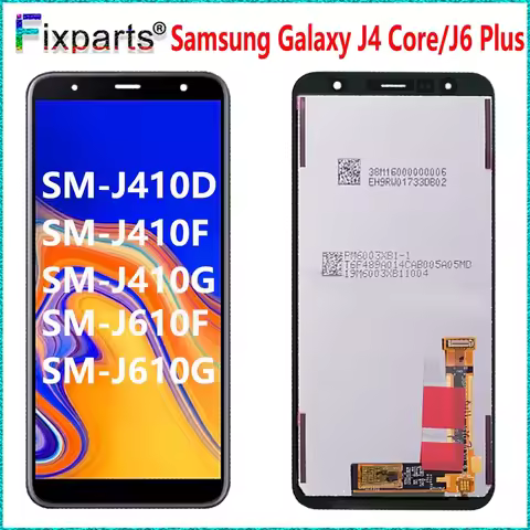 For Samsung J4 Core LCD Screen J410 SM-J410F Display Replacement For Samsung J6 Plus Display SM-J610