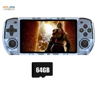 RGB10 Max3 Retro Game Console 16G+64G 5.0 Inch Handheld Video Game Console for MAME  N64   Emulator 