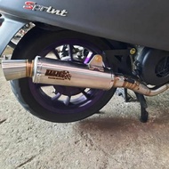 WRC knalpot type wr 8 vespa sprint free request 100% original