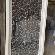Pintu Kamar Mandi PVC Minimalis Motif Batu Alam Hitam Kristal Limited